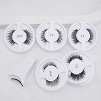 Elevate Your Look with Our Wholesale Reusable Magnetic False Eyelashes - 5 Pairs Magnetic Eyelash Kit with Tweezers for Stunning Makeup Styles