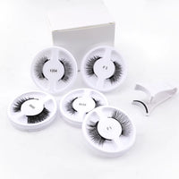 Elevate Your Look with Our Wholesale Reusable Magnetic False Eyelashes - 5 Pairs Magnetic Eyelash Kit with Tweezers for Stunning Makeup Styles