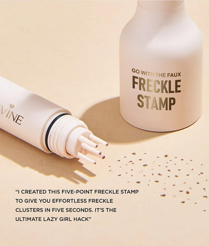 Transform Your Look with the 4-In-1 Natural Freckle Stamp Pen - Effortless, Waterproof, and Fast-Drying Fake Freckles for Stunning Makeup!