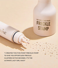 Transform Your Look with the 4-In-1 Natural Freckle Stamp Pen - Effortless, Waterproof, and Fast-Drying Fake Freckles for Stunning Makeup!